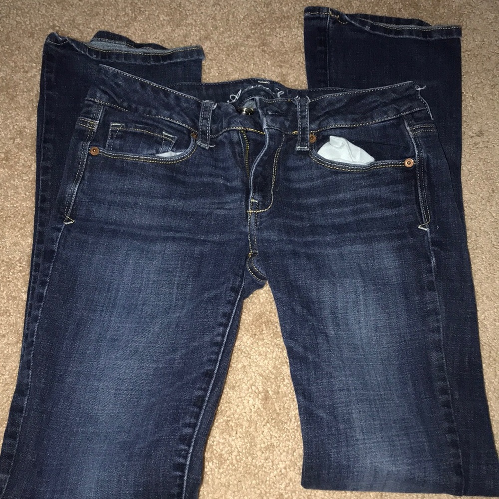 american eagle jeans skinny kick size 6 long